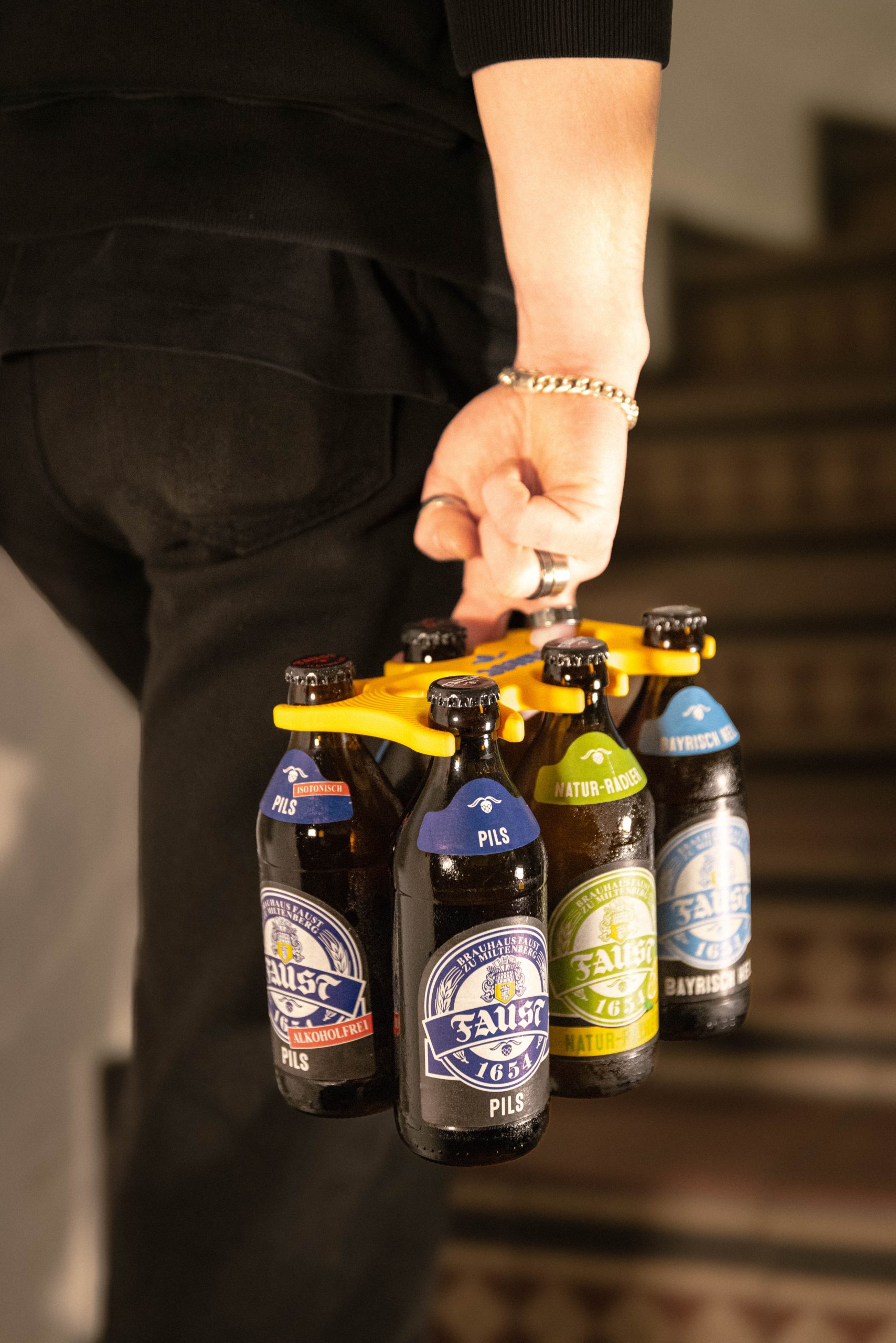 6er Tragegriff | individualisierbar mit eigenem Namen – Bild 3