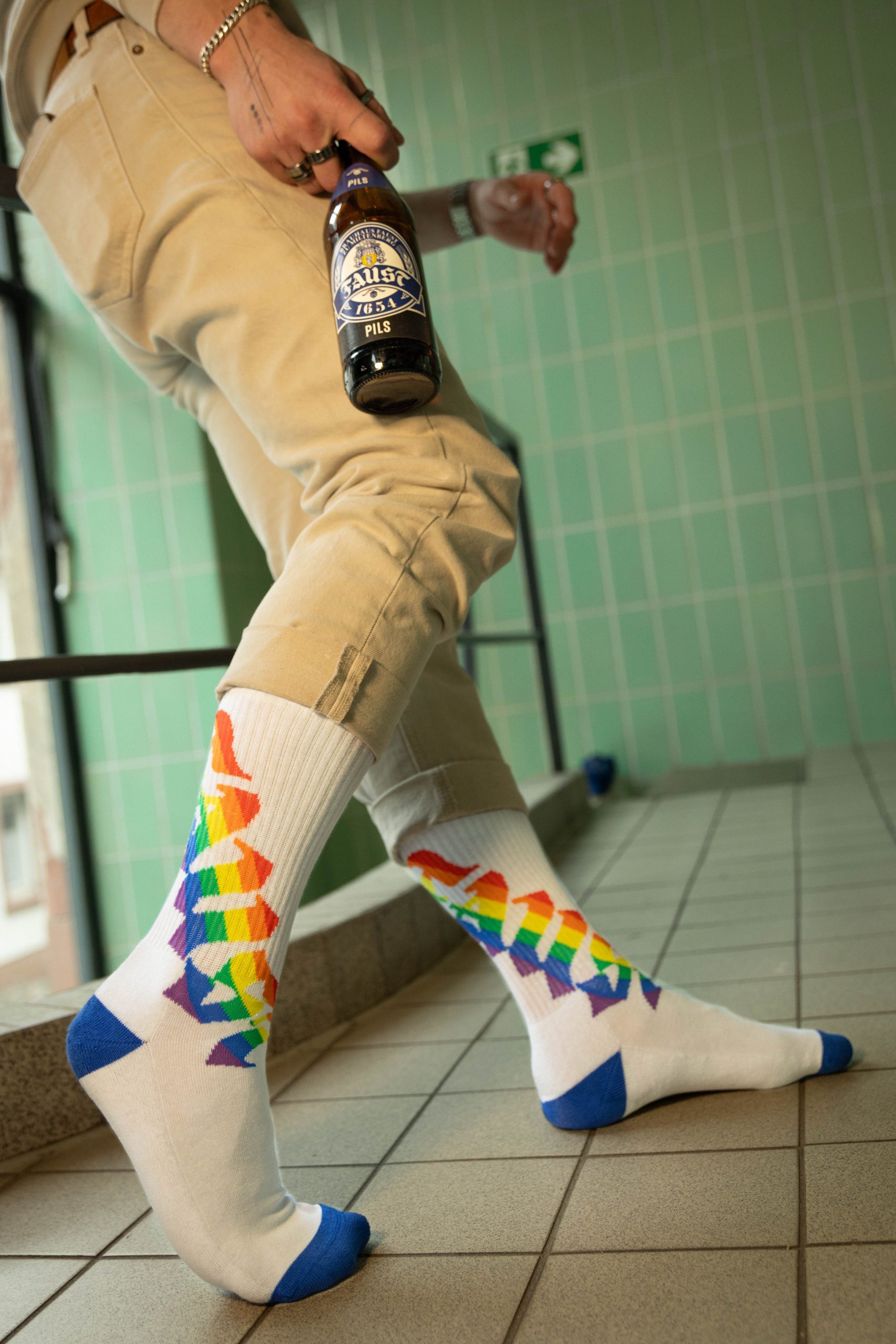 Fuß-Fäustlinge (auch Tennissocken genannt) | verschiedene. Designs – Bild 6